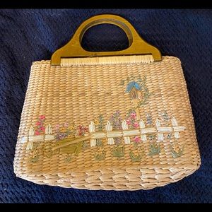 Cappelli straworld Embroidered tote!